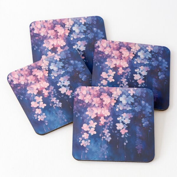 Item preview, Elegant Watercolor Floral Cascade Art designed and sold by solynneart.