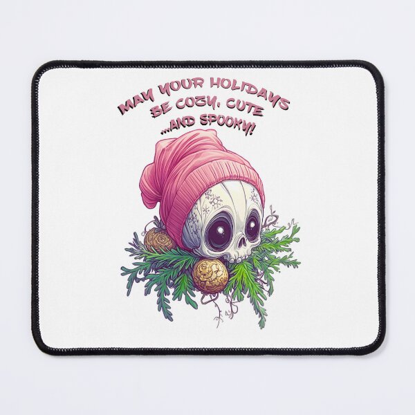 Item preview, Skull Holly Jolly Spooky Cute designed and sold by SkullTroops.