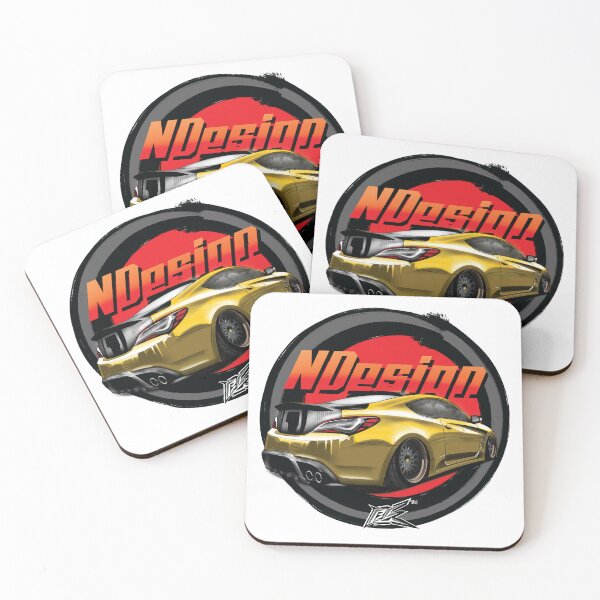 Item preview, hyundai genesis rear coupe yellow  designed and sold by NaquashM.
