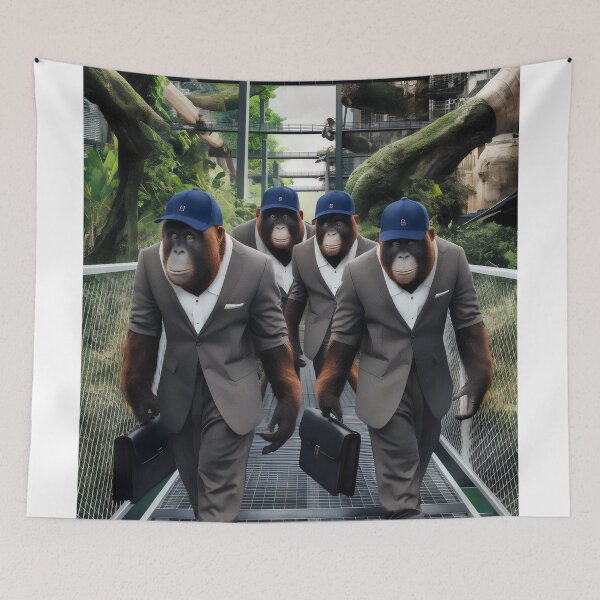 Item preview, Business orangutans in the jungle. designed and sold by MyHappyArtShop.