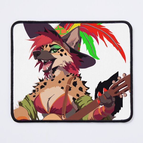 Item preview, Gnancy Gnoll, "Stuck in Lodai" but still singing designed and sold by KlakkDrawsStuff.
