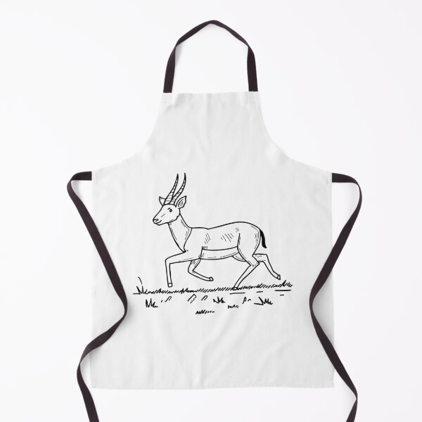 Item preview, an Antelope Running Through a Grassy Field designed and sold by rasagamastore.