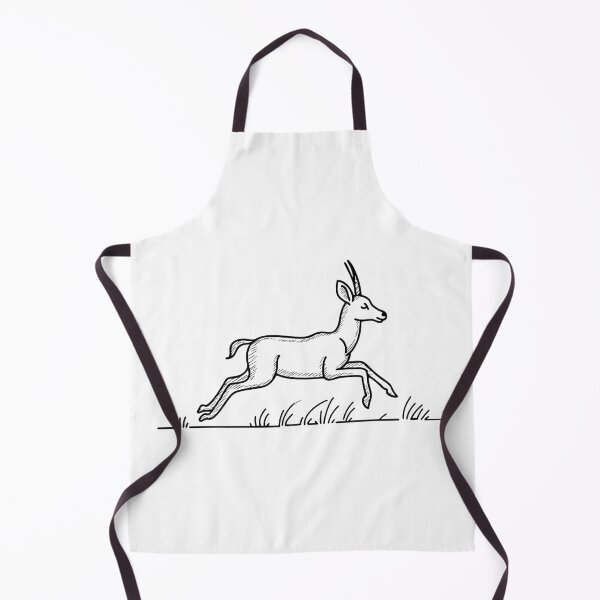 Item preview, an Antelope Running Through a Grassy Field designed and sold by rasagamastore.