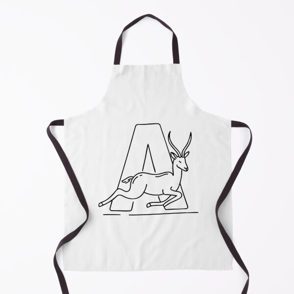 Item preview, the Letter A Beside an Antelope Running designed and sold by rasagamastore.