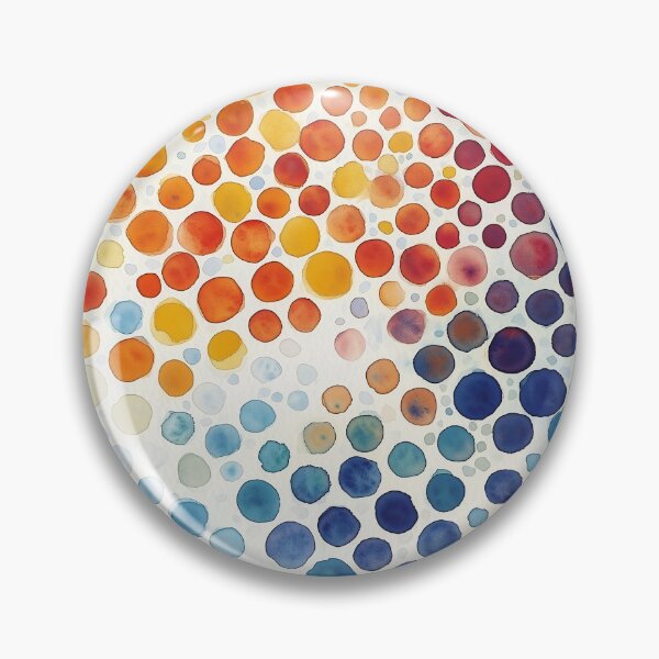 Item preview, Vibrant Watercolor Dot Abstract Art designed and sold by solynneart.