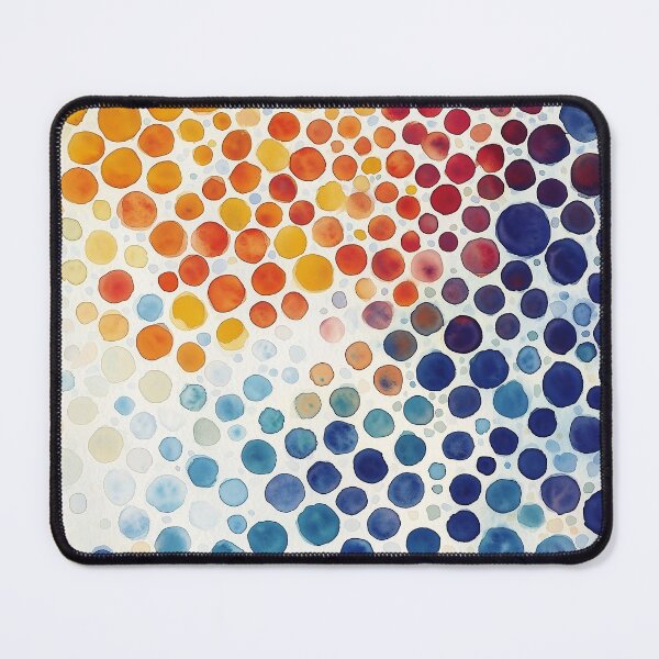 Item preview, Vibrant Watercolor Dot Abstract Art designed and sold by solynneart.