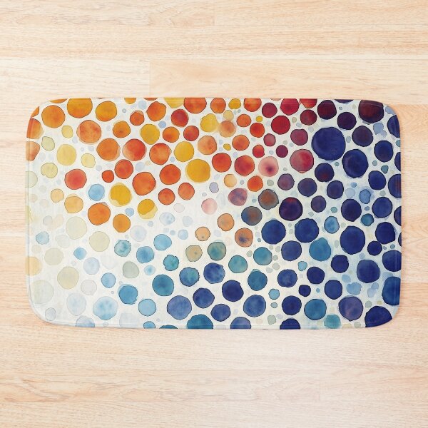 Item preview, Vibrant Watercolor Dot Abstract Art designed and sold by solynneart.