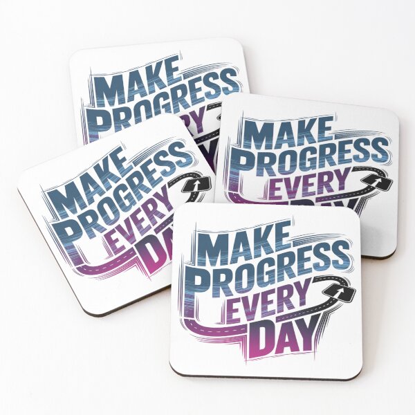 Item preview, MAKE PROGRESS EVERY DAY designed and sold by Imaginarium of Chaos falcon88 .