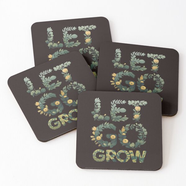 Item preview, "LET GO, GROW" designed and sold by Imaginarium of Chaos falcon88 .