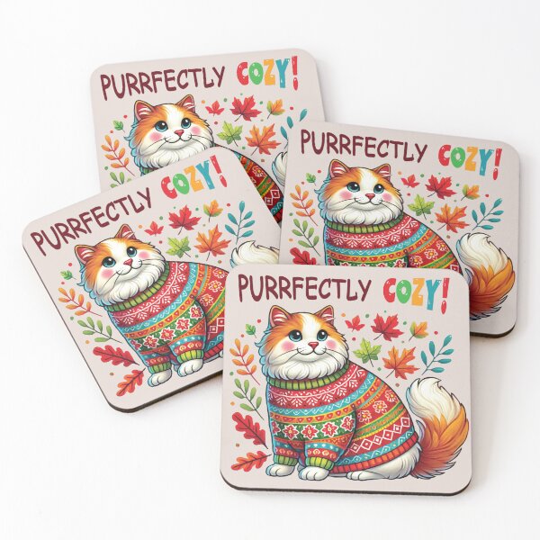 Item preview, "Purrfectly Cozy" designed and sold by JoyColorLove.