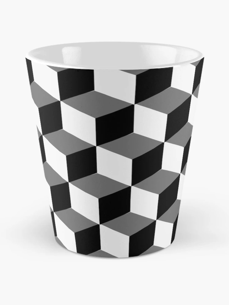 Thumbnail 2 of 4, Coffee Mug, Cube Pattern designed and sold by LioDesing.