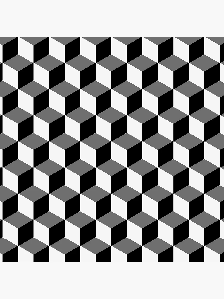 Thumbnail 3 of 3, Poster, Cube Pattern designed and sold by LioDesing.