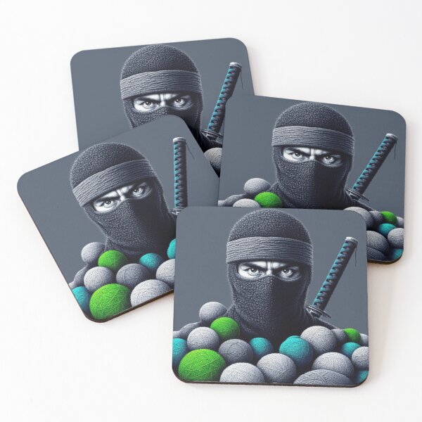 Item preview, Yarn Ninja - Master of Knitting Stealth designed and sold by GOTEK.