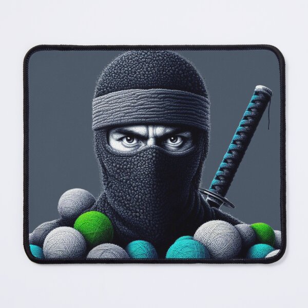 Item preview, Yarn Ninja - Master of Knitting Stealth designed and sold by GOTEK.