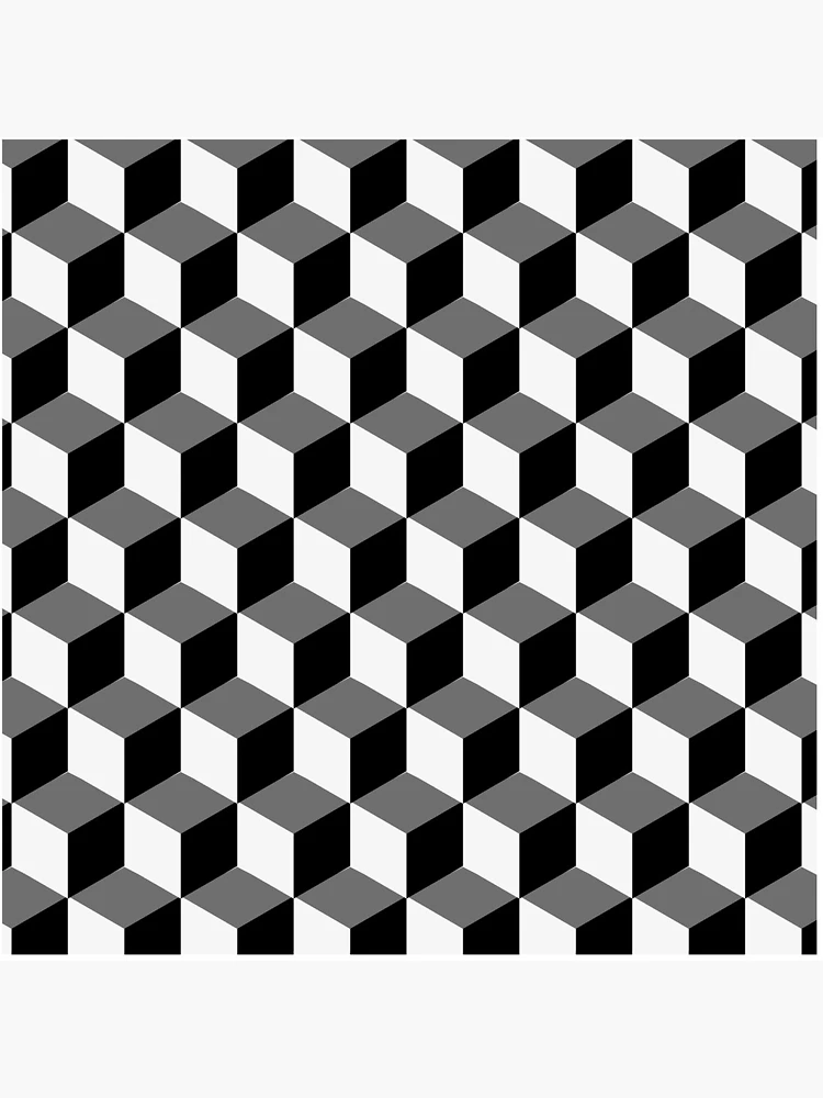 Thumbnail 5 of 5, Coasters (Set of 4), Cube Pattern designed and sold by LioDesing.