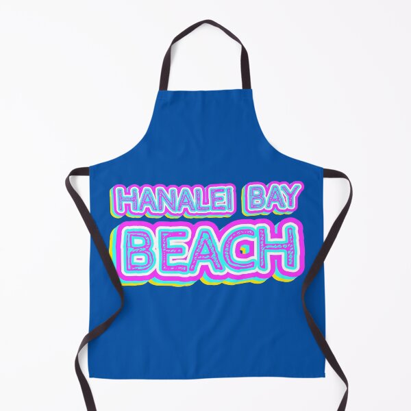 Item preview, Hanalei Bay Beach Retro Typography designed and sold by ArtNoveltee.