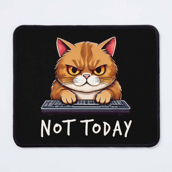Item preview, Not Today, Internet Cat designed and sold by Kspirit Designs.