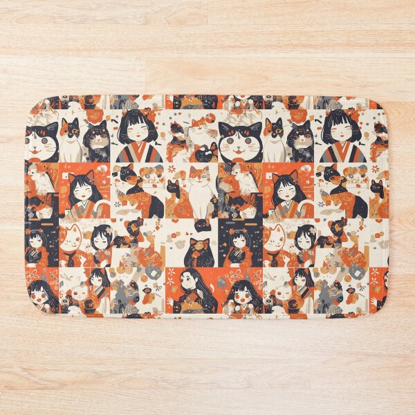 Item preview, Whimsical Cats and Charming Characters Collage by AI designed and sold by DigitAIShop.