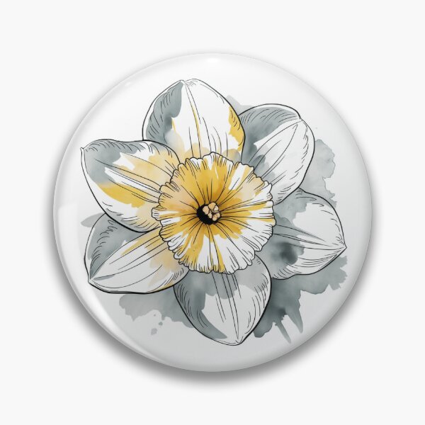 Item preview, luminous narcissus, flower pattern, flower power designed and sold by EMMonovi.