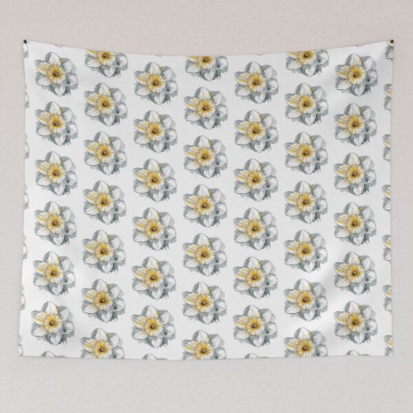 Item preview, luminous narcissus, flower pattern, flower power designed and sold by EMMonovi.