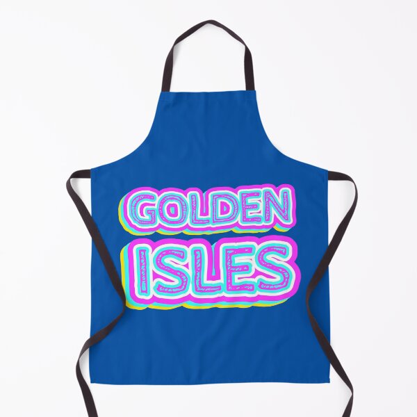Item preview, Golden Isles Beach Retro Typography designed and sold by ArtNoveltee.
