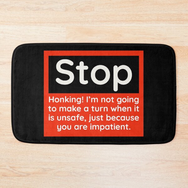 Item preview, Stop honking  designed and sold by Rachel the Artist .