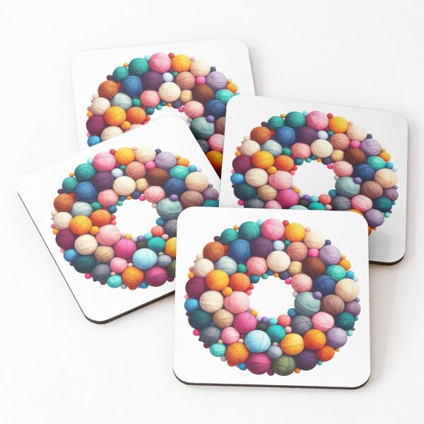 Item preview, Yarn Wreath of Creativity - A Knitter's Colorful Dream designed and sold by GOTEK.