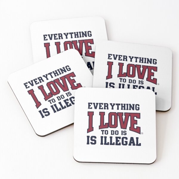 Item preview, Everything I love to do is illegal Heavy Cotton Tee designed and sold by justtakemycash.