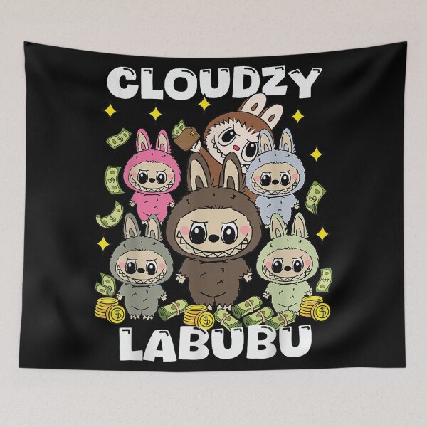 Item preview, C.l.o.u.d.z.y LABUBU Cute Funny Halloween designed and sold by Denenberg Jardel.