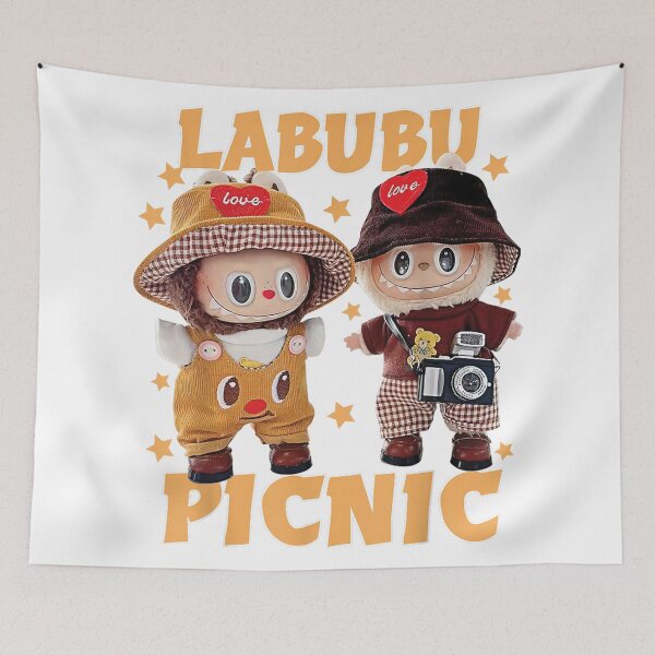 Item preview, Meme Funny Labubu Picnic with F R I E N D S designed and sold by Denenberg Jardel.
