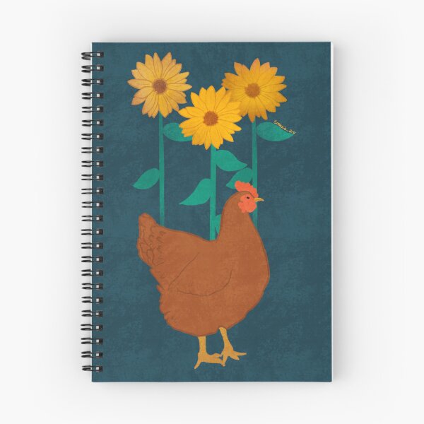 Item preview, Chicken and Sunflowers designed and sold by Booneb.