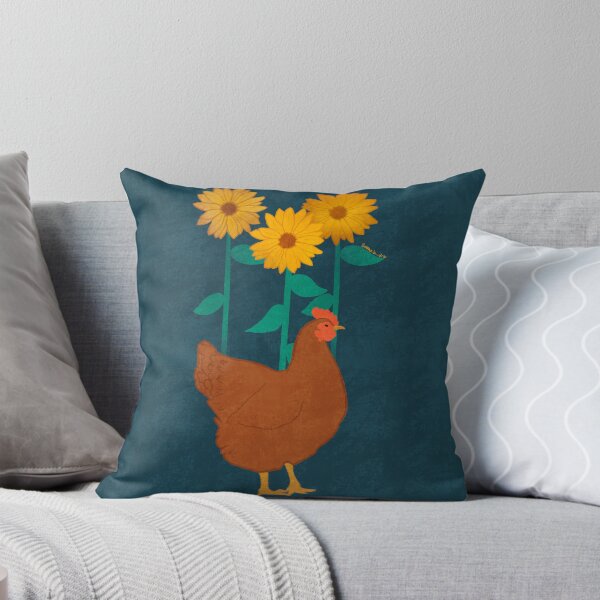 Item preview, Chicken and Sunflowers designed and sold by Booneb.