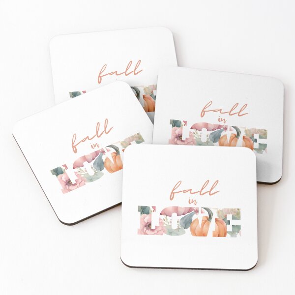 Item preview,  Fall in love, Fall Vibes  Flowers,  spirit week, vintage, watercolor pattern designed and sold by KolorellaS.