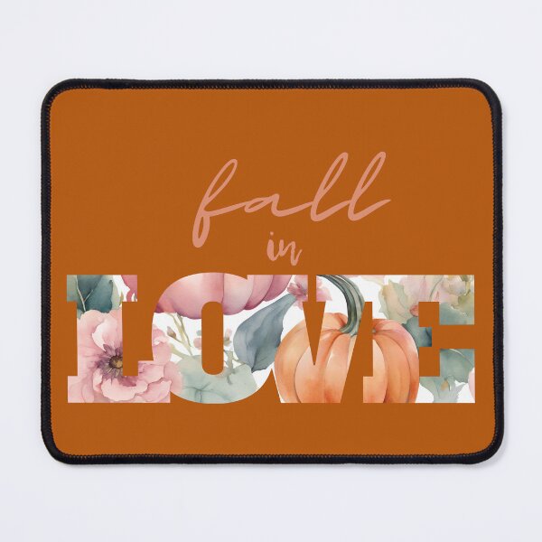 Item preview,  Fall in love, Fall Vibes  Flowers,  spirit week, vintage, watercolor pattern designed and sold by KolorellaS.