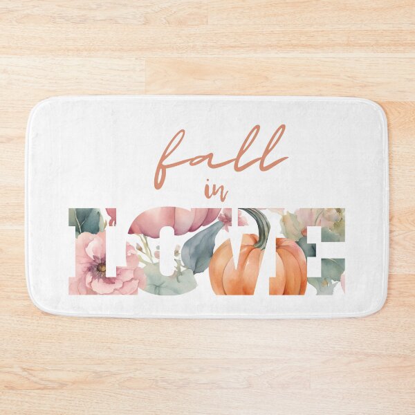 Item preview,  Fall in love, Fall Vibes  Flowers,  spirit week, vintage, watercolor pattern designed and sold by KolorellaS.