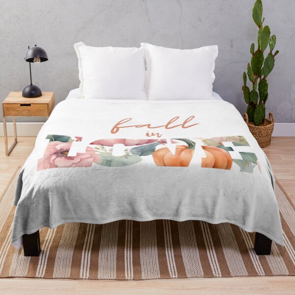 Item preview, Fall in love, Fall Vibes Flowers, spirit week, vintage, watercolor pattern designed and sold by KolorellaS.