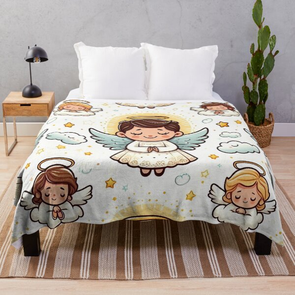 Item preview, Whimsical Praying Angel Pattern designed and sold by JavisSRDesign.