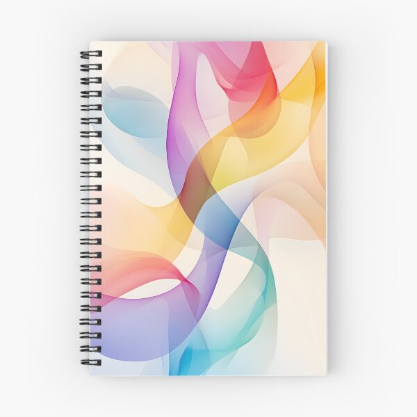 Item preview, Fondo abstracto colorido con líneas suaves - Arte pastel designed and sold by Soul-Sparks.