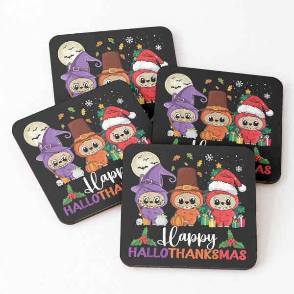 Item preview, Happy - Hallothanksmas - Labubu Lover - H.a.l.l.o.w.e.e.n designed and sold by Denenberg Jardel.