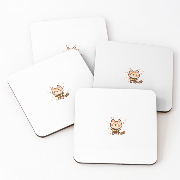 Item preview, KittyKat - Cute Smiley Cat with Flowers designed and sold by KittyKatCats.