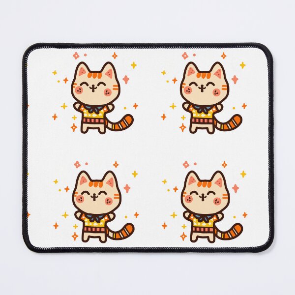 Item preview, KittyKat - Cute Smiley Cat with Flowers designed and sold by KittyKatCats.
