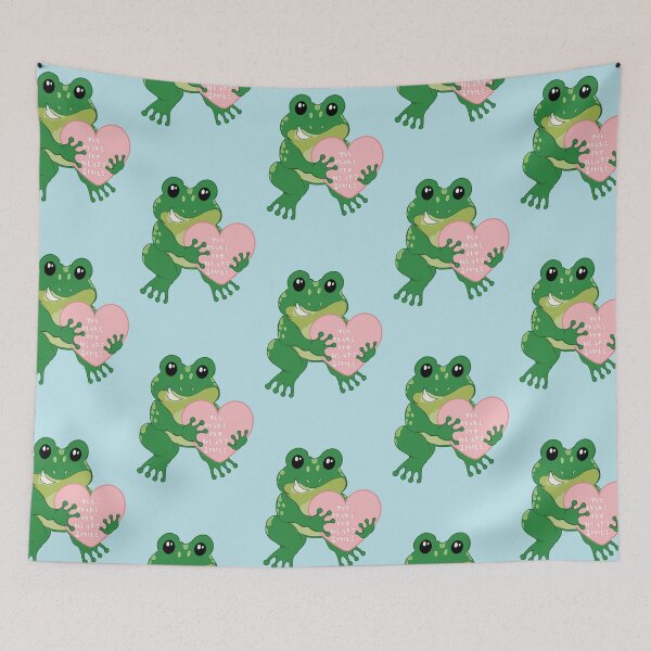 Item preview, You Make My Heart Smile Frog designed and sold by ShelbyKobra.
