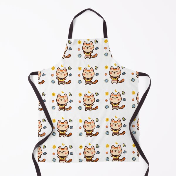 Item preview, KittyKat - Cute Smiley Cat with Flowers designed and sold by KittyKatCats.