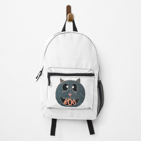 Item preview, Retro Vintage Halloween Black Cat Boo designed and sold by SunandShade.