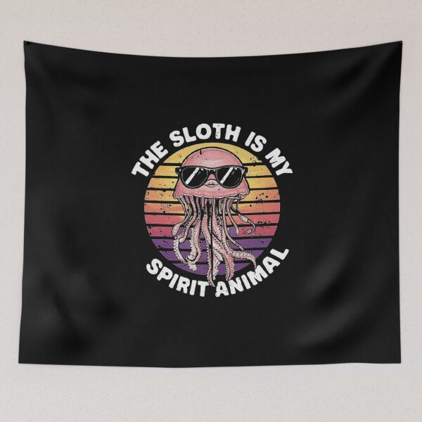 Item preview, The Sloth is My Spirit Animal Jellyfish Sunset Design designed and sold by love3617.