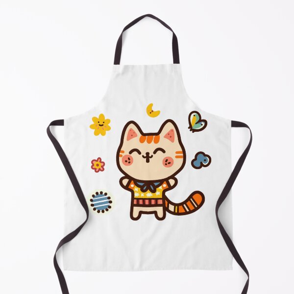 Item preview, KittyKat - Cute Smiley Cat with Stars designed and sold by KittyKatCats.