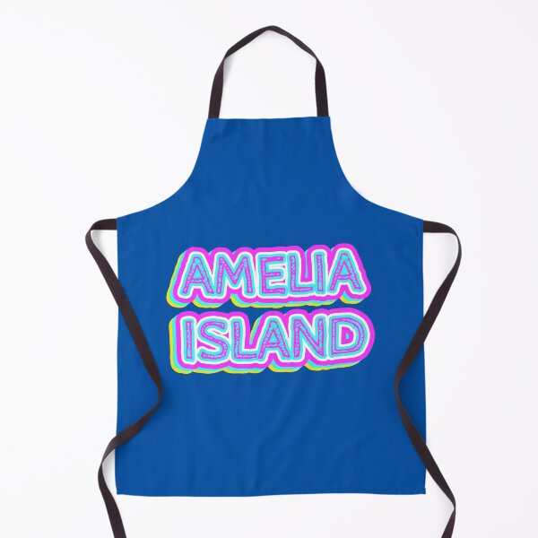 Item preview, Amelia Island Beach Retro Typography designed and sold by ArtNoveltee.