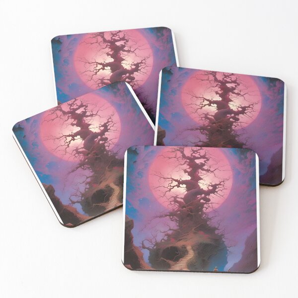 Item preview, In the Light of the Pink Moon - Dark Fantasy Art concept designed and sold by Delerat7.