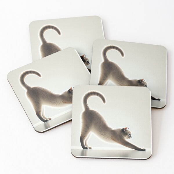 Item preview, How About Stretching Out With This Yoga Cat! designed and sold by NoelaniArt.