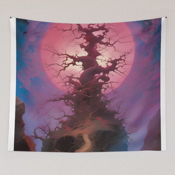 Item preview, In the Light of the Pink Moon - Dark Fantasy Art concept designed and sold by Delerat7.